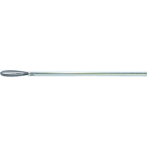 ＴＲＵＳＣＯ　軸付バリ取り先端工具　バリーマー　交差穴用１５０ｍｍ　ファイ６＿