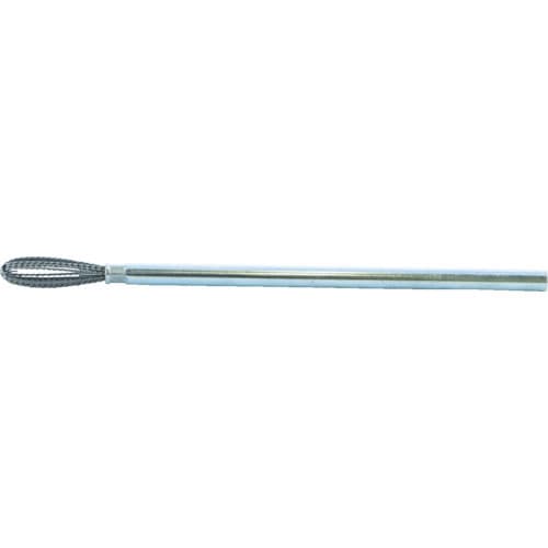ＴＲＵＳＣＯ　軸付バリ取り先端工具　バリーマー　交差穴用１５０ｍｍ　ファイ８＿