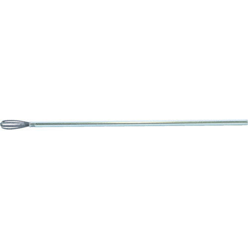 TRUSCO 軸付バリ取り先端工具 バリーマー 交差穴用250mm ファイ9_