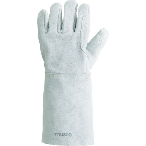 TRUSCO ケブラー糸使用溶接手袋 5本指 左手のみ 裏綿付_