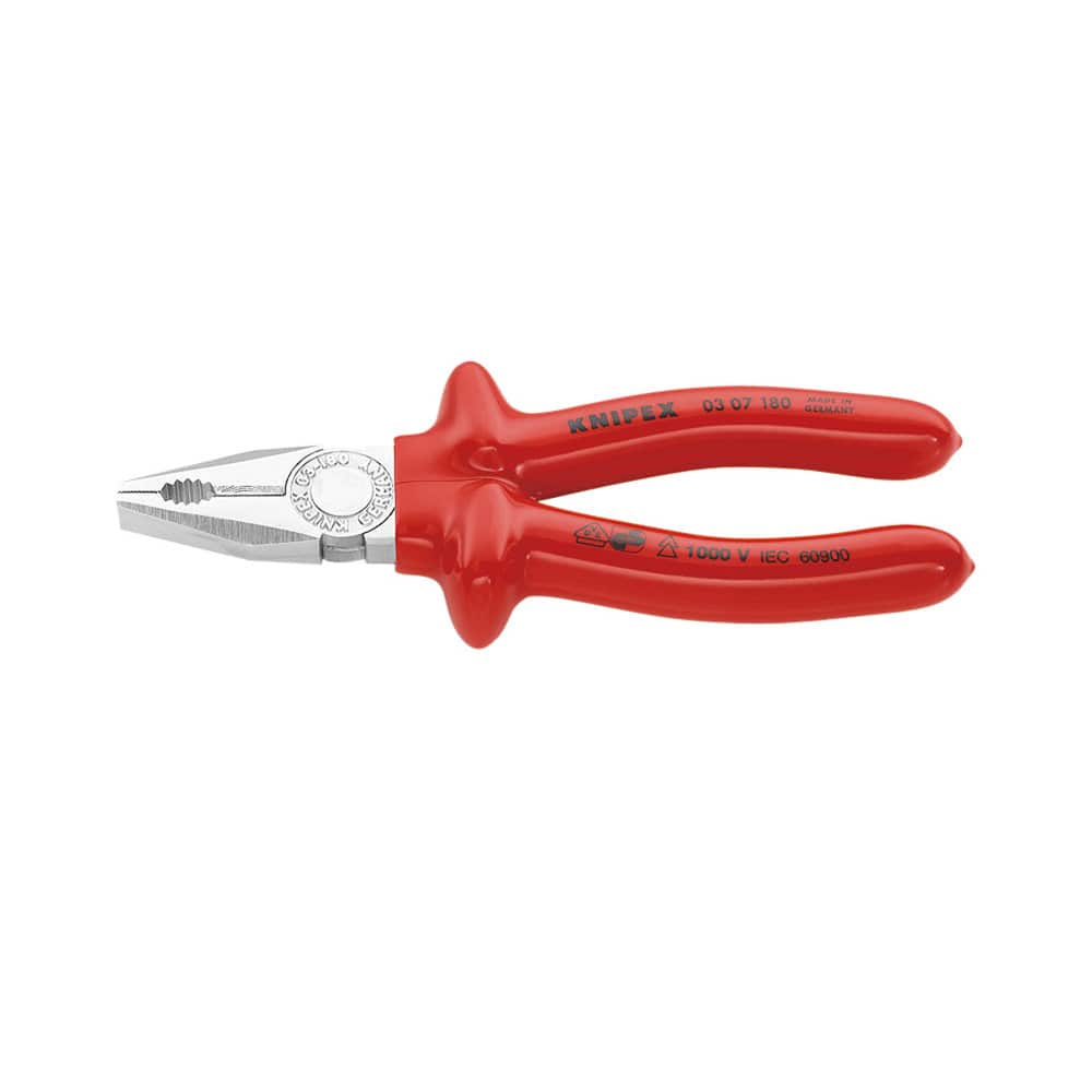 KNIPEX(クニペックス) 1000V 絶縁ペンチ 180mm 0307-180