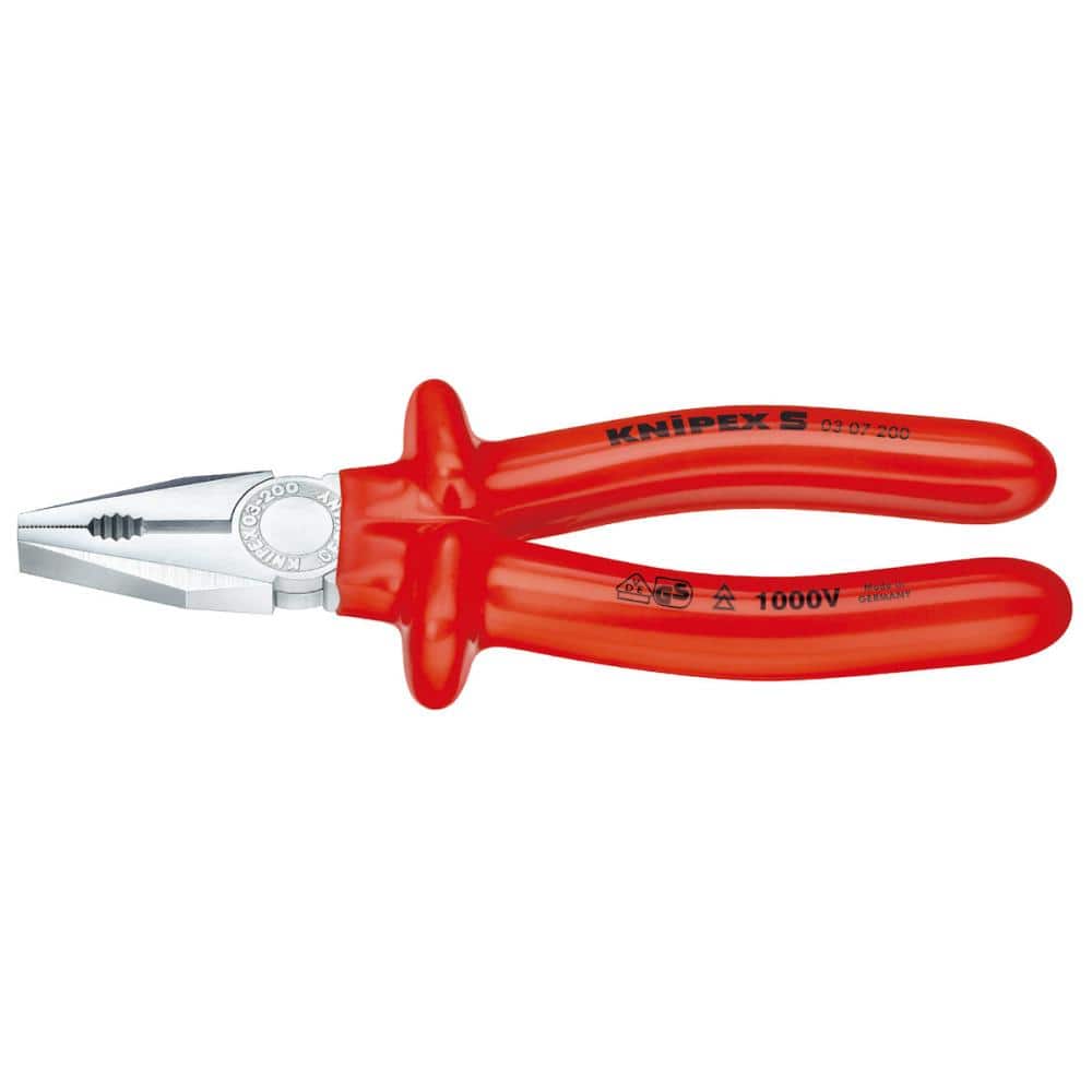KNIPEX(クニペックス) 1000V 絶縁ペンチ 200mm 0307-200