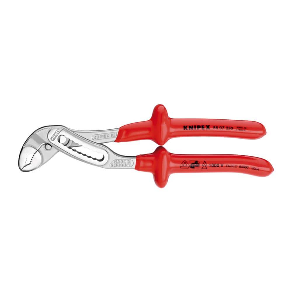 KNIPEX 1000V絶縁 アリゲーター ウォーターポンププライヤー 250mm 8807-250