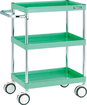 TRUSCO ファルコンワゴン900X600 ウレタン双輪車 W色_