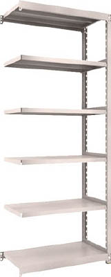 ＴＲＵＳＣＯ　Ｍ２型軽中量棚　８６０Ｘ４５０ＸＨ２１００　６段　連結　ネオグレー＿