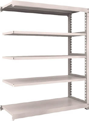 ＴＲＵＳＣＯ　Ｍ３型中量棚　１５００Ｘ５７１ＸＨ１８００　５段　連結　ネオグレー＿