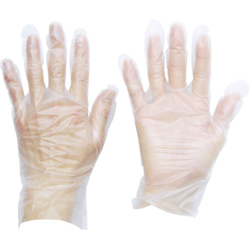 ＴＲＵＳＣＯ　熱可塑性エラストマー　（ＴＰＥ）　使い捨て手袋Ｌ　１００枚＿