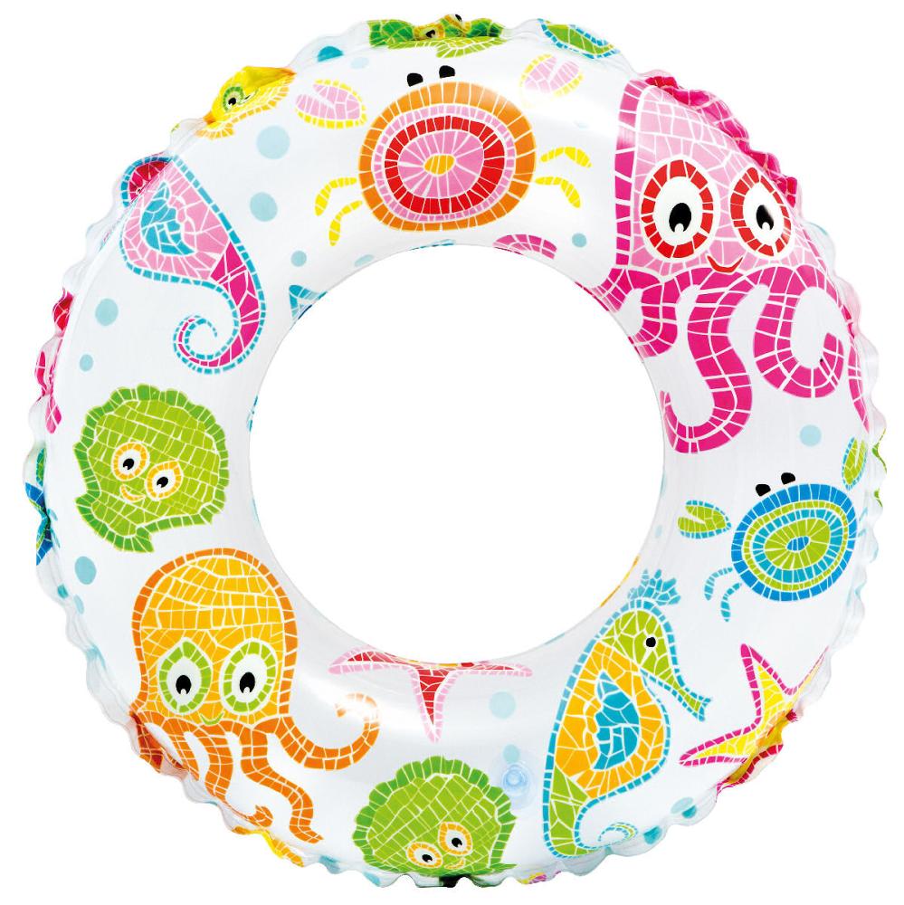 ＩＮＴＥＸ　ライブリープリント　スイムリング　５１ｃｍ