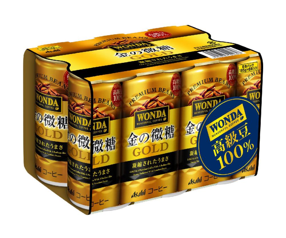 ワンダ 金の微糖 缶コーヒー １８５ｇ ６本パックの通販 ホームセンター コメリドットコム