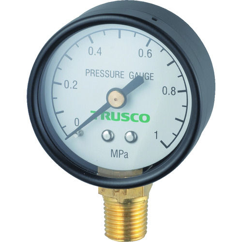 TRUSCO 圧力計 表示板径Φ40 立型口径R1/8表示 _
