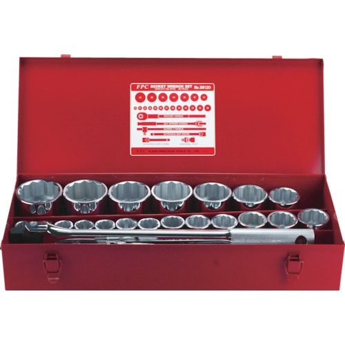 FPC ソケットレンチセット 差込角19.0mm 26pc _