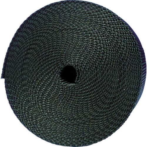 TRUSCO ナイロン平ベルト 1.2t×25mm×5m 黒 _