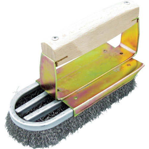 ＴＲＵＳＣＯ　チャンネルブラシ　ストロング　Ｄ型４行　ワイヤ鋼線　＿