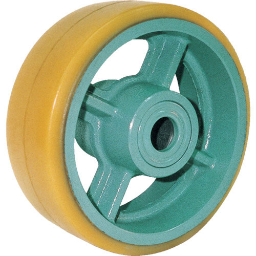 ヨドノ 鋳物重荷重用ウレタン車輪ベアリング入 UHB200X75 _