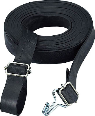 TRUSCO ゴムロープ金具付き Wフックバックル付20mmX1.5m 1本 _
