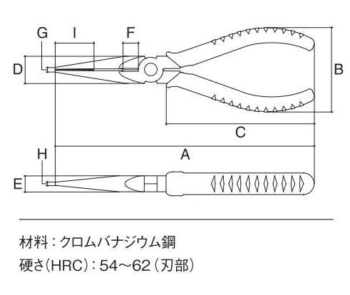 スリーピークス　ラジオペンチ　ＲＰ‐１２５Ｚ－Ｓ　　　　　　