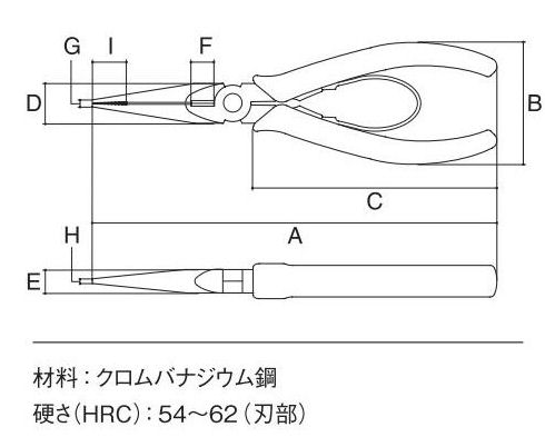 スリーピークス　新サイズラジオペンチ　ＲＰ‐１６５Ｚ‐Ｓ　　