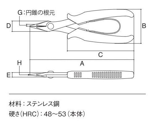 スリーピークス　ラウンドノーズプライヤー　ＳＰ‐２７　　　　