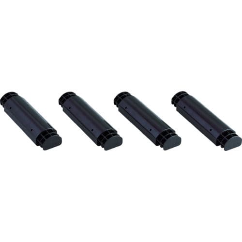 TRUSCO プラ棚用 脚のみ4本セット 高さ250mm用 黒_