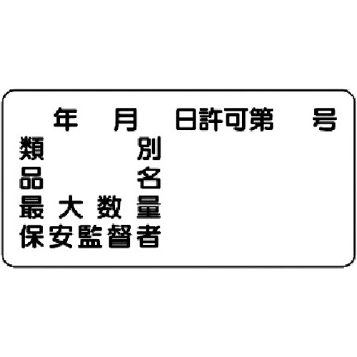 ユニット 危険物標識(横型)年月日 号・エコユニボード・300X600_