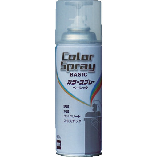 ニッぺ　カラースプレー　ベーシック　４００ｍＬ　透明クリヤー＿