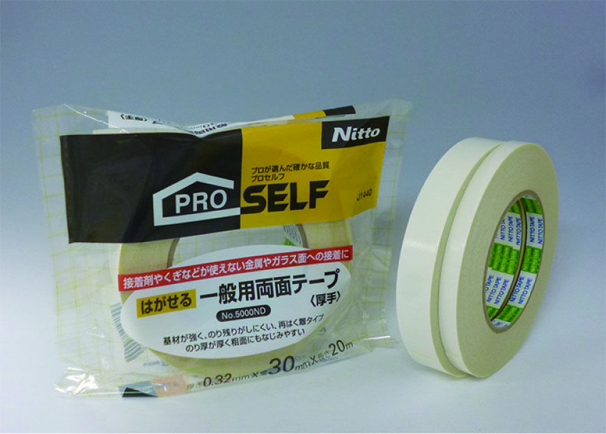 ニトムズ　はがせる一般両面テープ厚手１０ｍｍ　ＮＯ．５０００ＮＤ＿