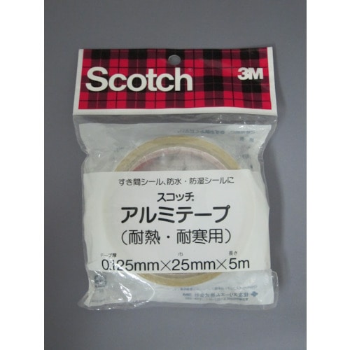 ３Ｍ　スコッチ　アルミテープ　耐熱・耐寒用　２５ｍｍＸ５ｍ　ＫＡＬ－２５＿