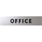 光 ステンレスサインOFFICE30×130×0.8mm_