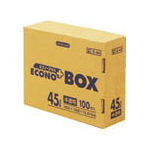 サニパック E-44エコノプラスBOX45L半透明 (100枚入)
