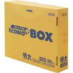 サニパック　Ｅ－０９エコノＢＯＸ特大半透明　　（５０枚入）