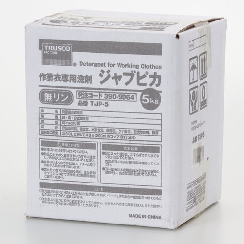 ＴＲＵＳＣＯ　ジャブピカ　無リン作業衣用粉末洗剤　５ｋｇ＿