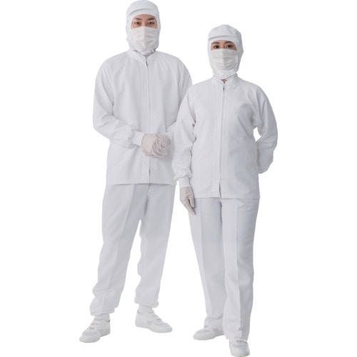 Linet TriApex異物混入防止対策上着JK274C M 白_