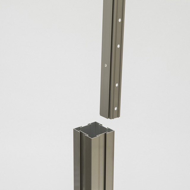 タカショー ホームＥＸ 柱取付用アルミ固定金具 ８５０ ２本入りの通販 | ホームセンター コメリドットコム
