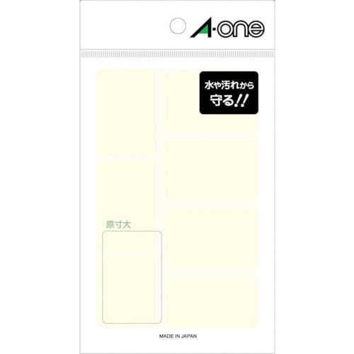 3M エーワン 透明保護ラベル 30×47mm (8枚入)_