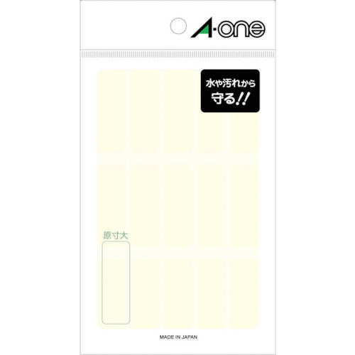 3M エーワン 透明保護ラベル 14×42mm (8枚入)_