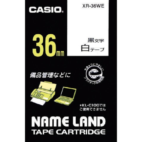 カシオ　ネームランド用テープカートリッジ　粘着タイプ　３６ｍｍ＿