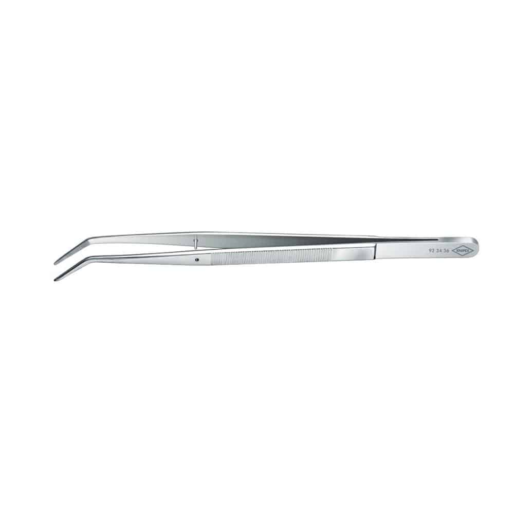 ＫＮＩＰＥＸ（クニペックス）　ガイドピン付　精密ピンセット　１５５ｍｍ９２３４－３６