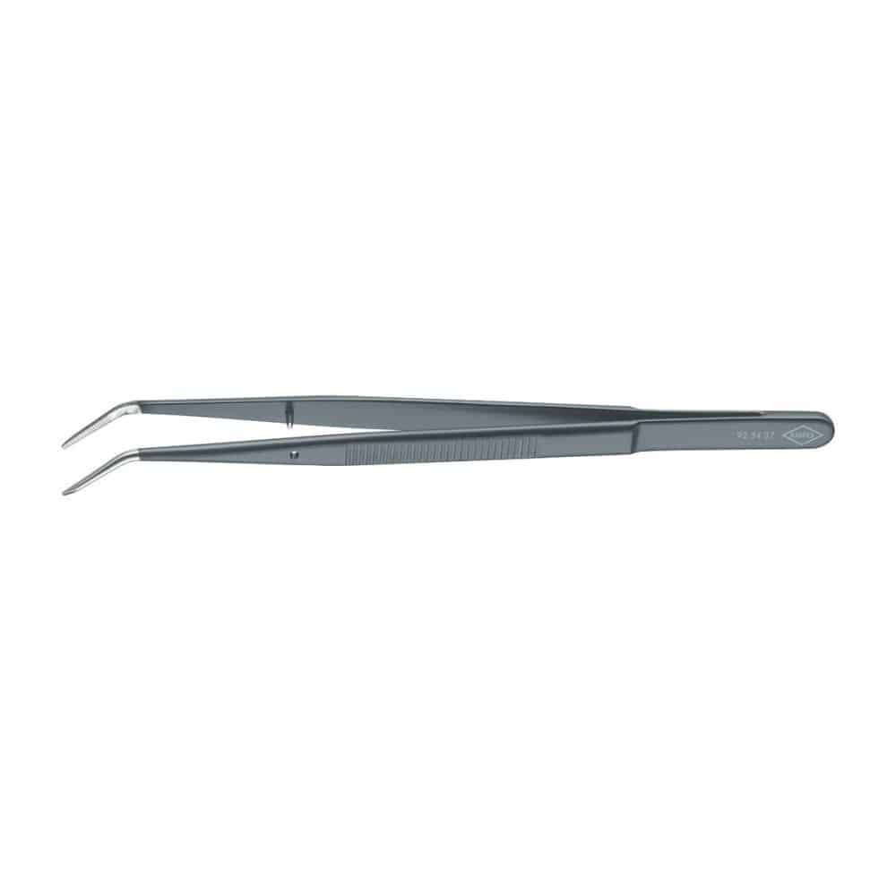 ＫＮＩＰＥＸ（クニペックス）　ガイドピン付　精密ピンセット　１５５ｍｍ９２３４－３７