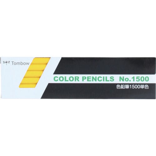 Tombow 色鉛筆 1500 単色 黄色_