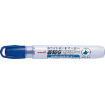 ｕｎｉ　ボードマーカーＰＷＢ－１２０－５Ｋ　青　中字角芯＿