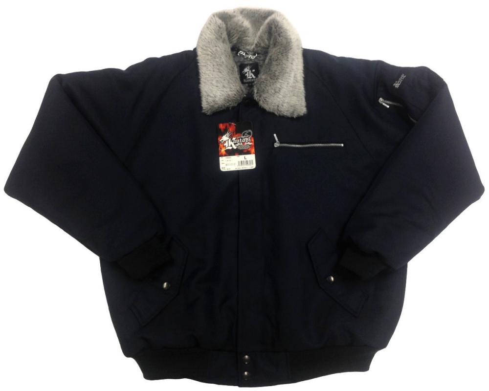 カットビブルゾン　ネイビー　３Ｌ　１９５００