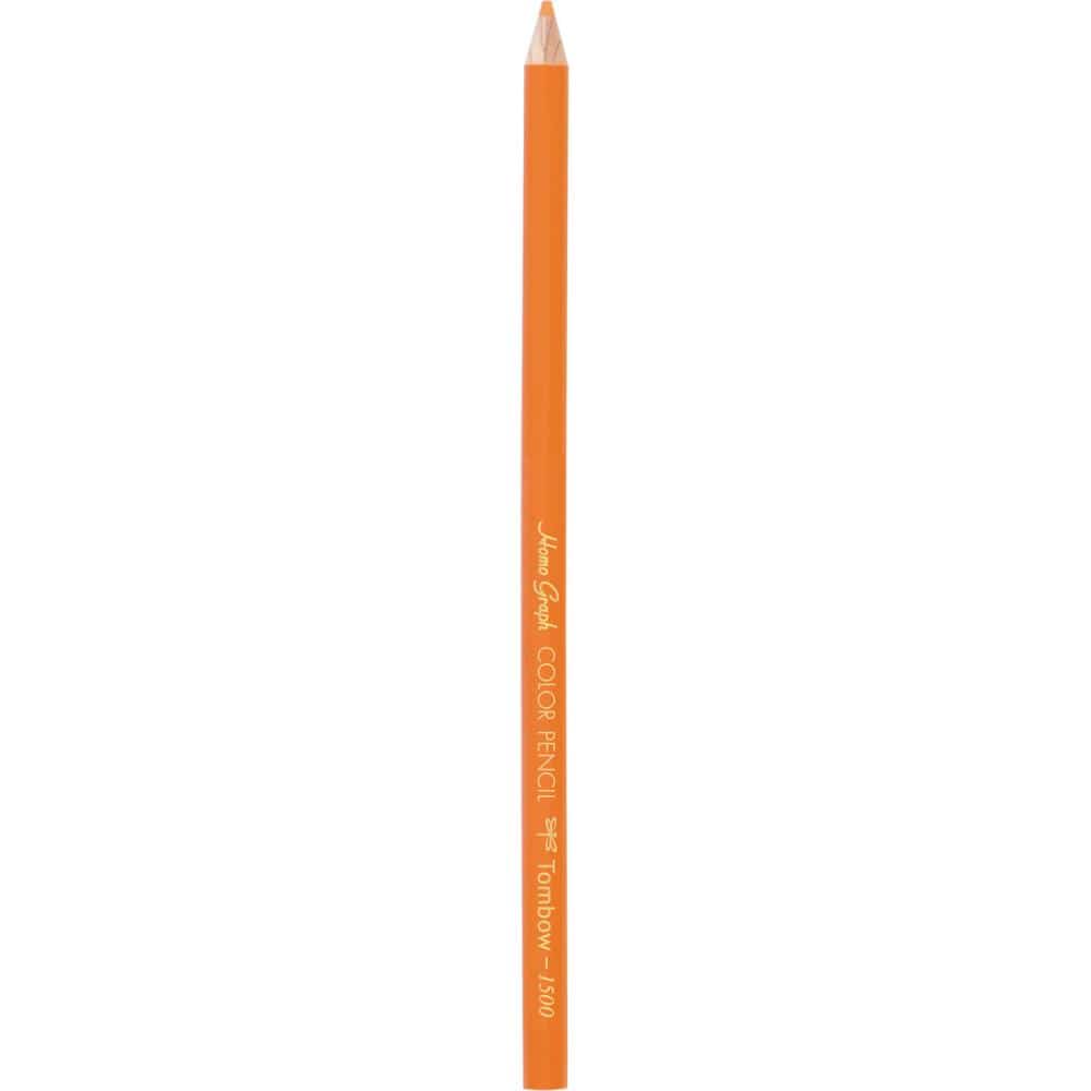 トンボ鉛筆　色鉛筆　１５００　だいだい