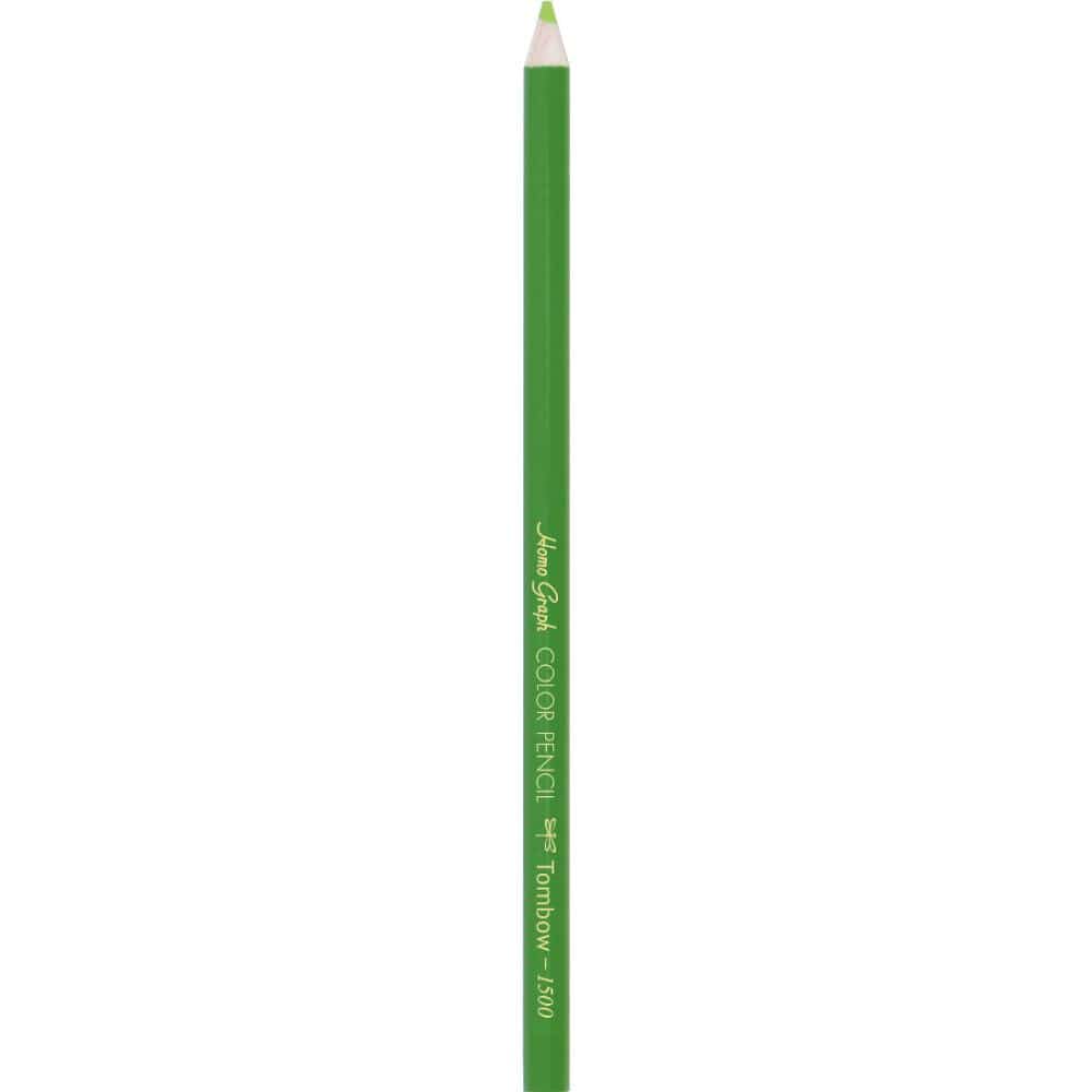 トンボ鉛筆　色鉛筆　１５００　黄緑