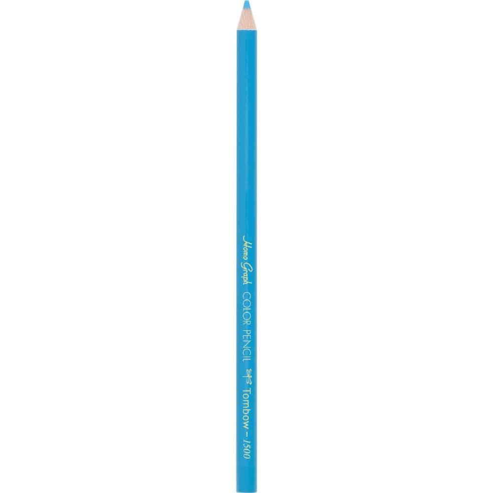 トンボ鉛筆　色鉛筆　１５００　水色