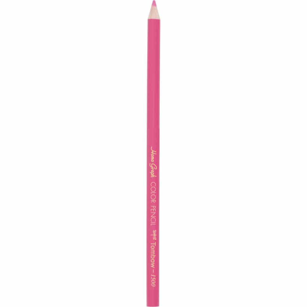 トンボ鉛筆　色鉛筆　１５００　桃色