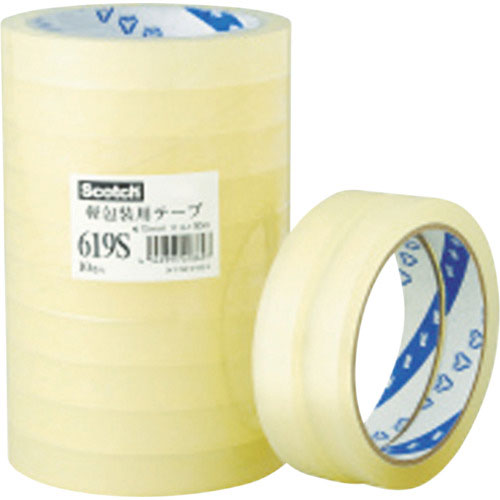 ３Ｍ　スコッチ　軽包装用テープ　６１９Ｓ　２４ｍｍ×５０ｍ＿