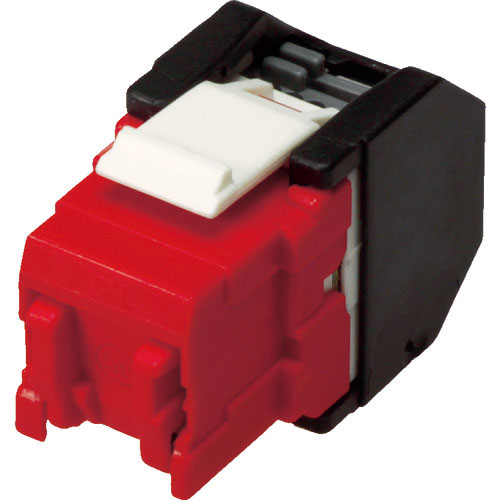 3M RJ45モジュラージャック ツールレスタイプ Cat5e 赤_