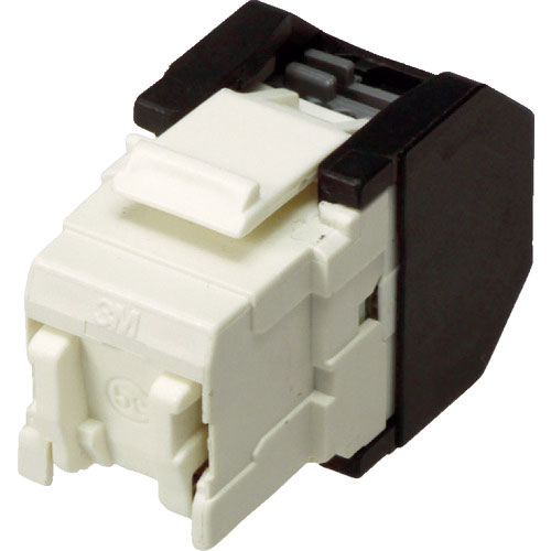 ３Ｍ　ＲＪ４５モジュラージャック　ツールレスタイプ　Ｃａｔ５ｅ　白＿