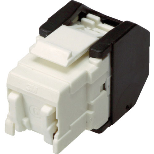 ３Ｍ　Ｃａｔ６　ＲＪ４５モジュラージャック　ツールレスタイプ　白＿