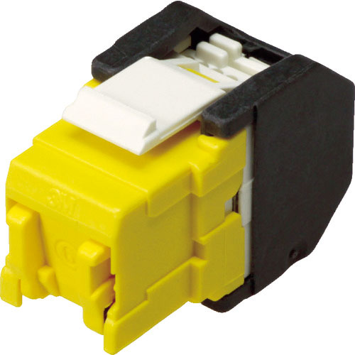 3M Cat6 RJ45モジュラージャック ツールレスタイプ 黄_